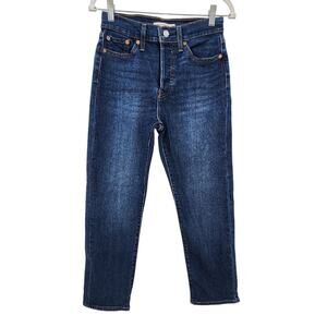 Levi's Wedgie Straight‎ Jeans Dark Wash Size 28